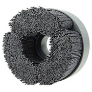 Weiler 4" Maximum Density Shell-Mill Holder Disc Brush .055/80CG Crimped Fill 86114